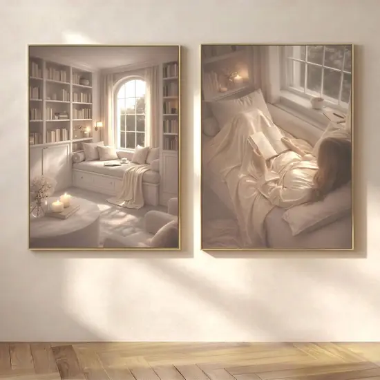 Reading Nook printable wall art