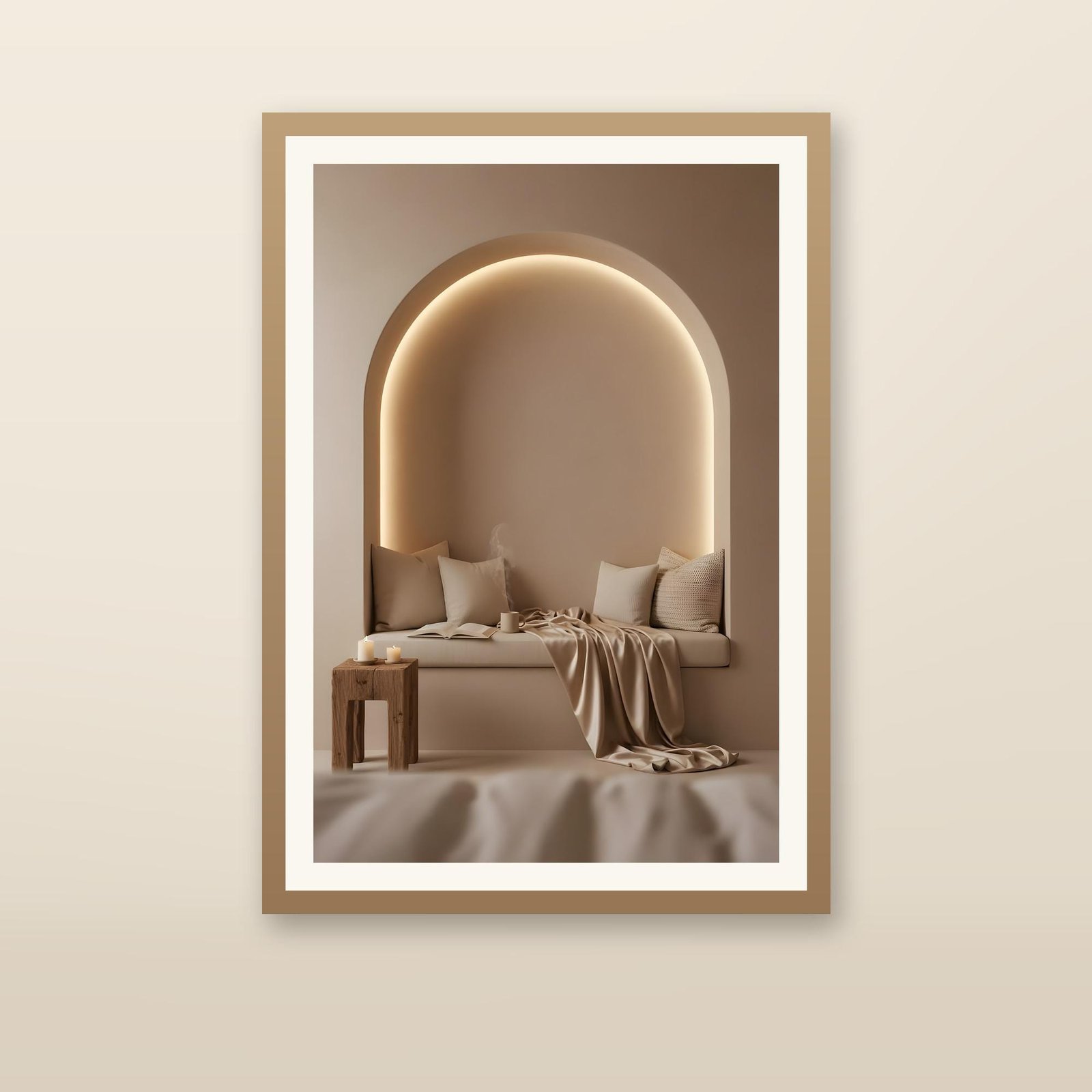 Japandi Arch Alcove Print, view 2 of 2