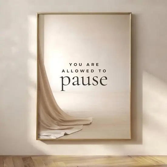You Are Allowed to Pause