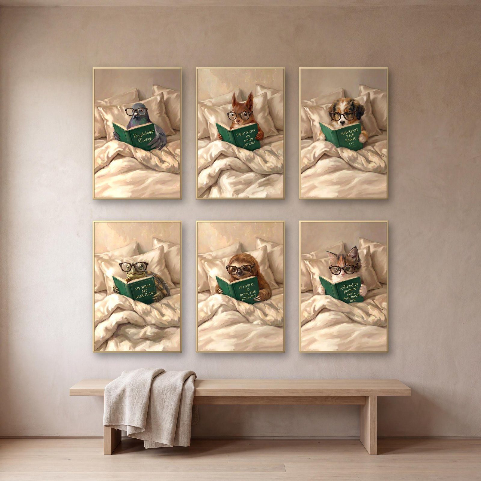 Book Nook Wall Art Set of 6, view 3 of 3