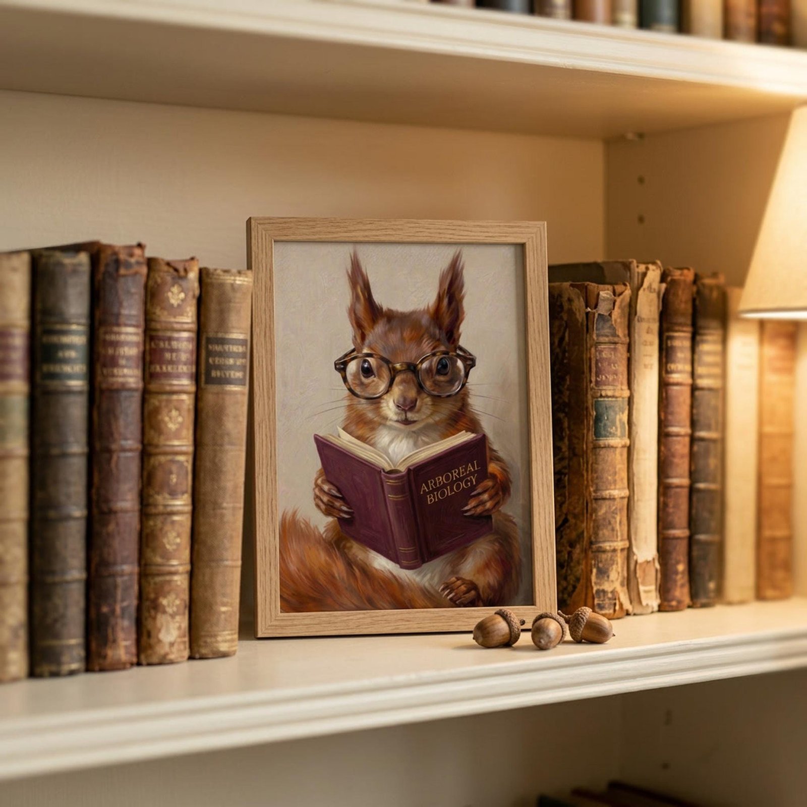 50 Squirrel Reading Book Illustrations Bundle, view 2 of 2