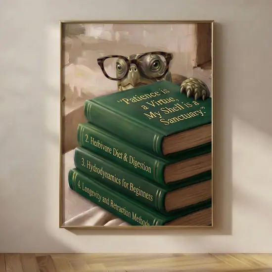 Animals Reading printable wall art