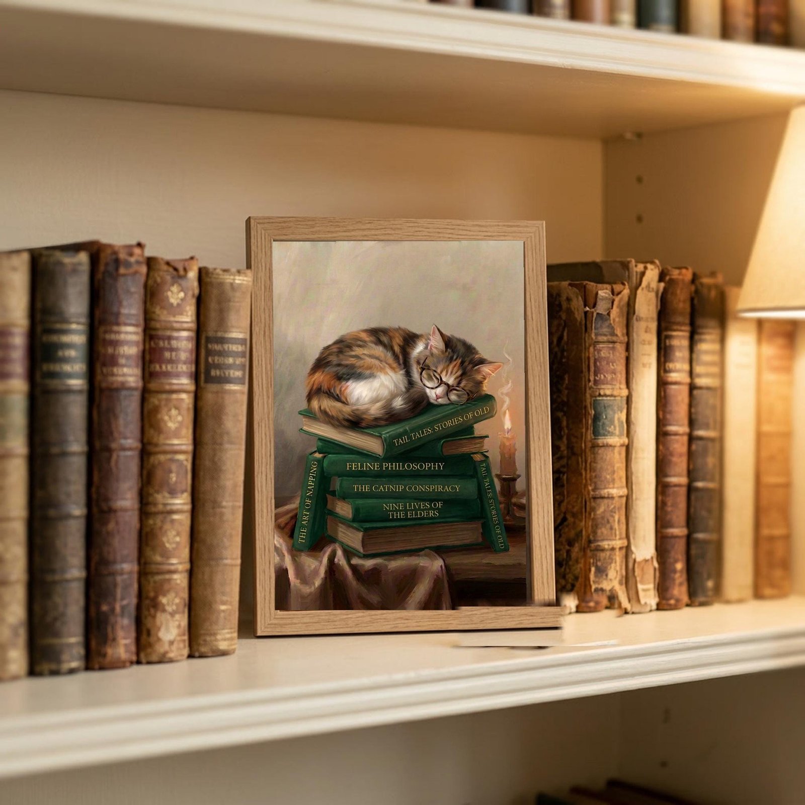 50 Reading Illustrations, A little library of 50 cat-reading illustrations, bookish, serene, and quietly pleased with themselves.
