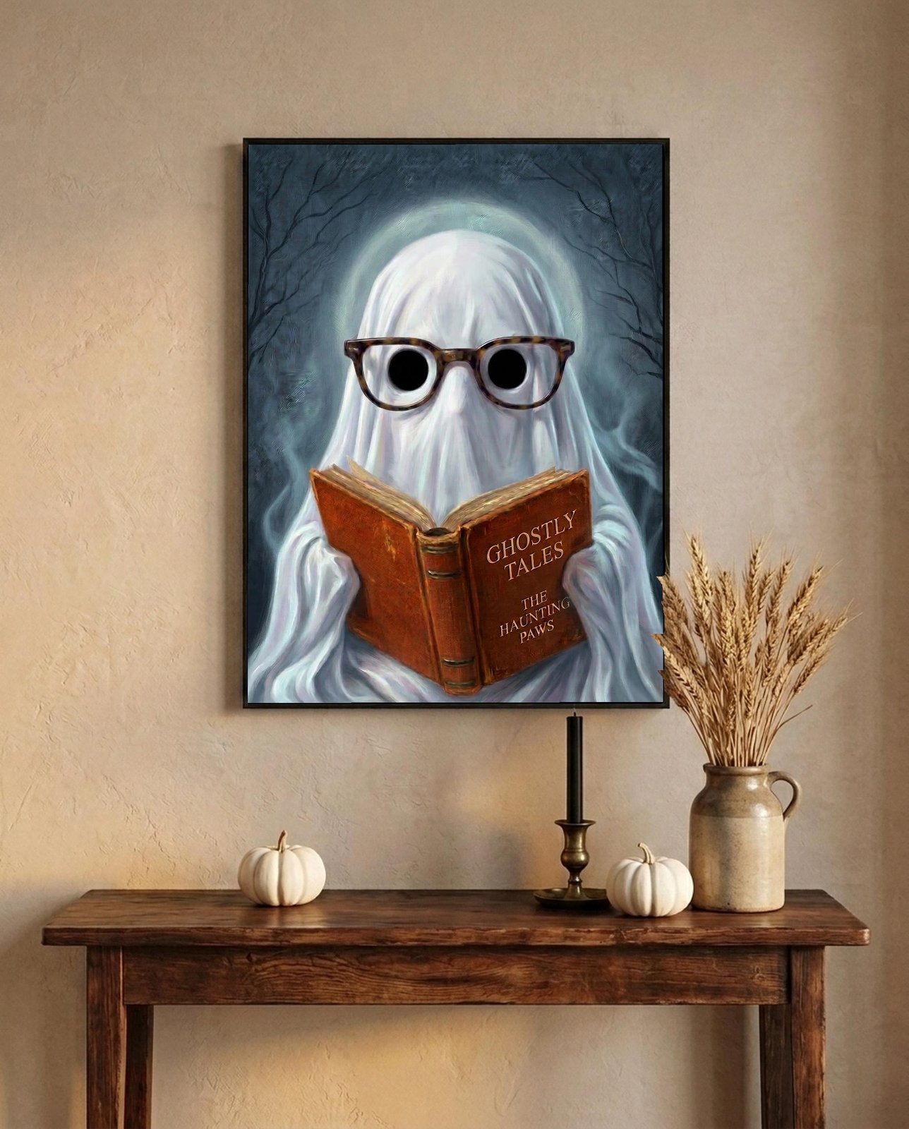 Ghost Reading Wall Art, view 3 of 4