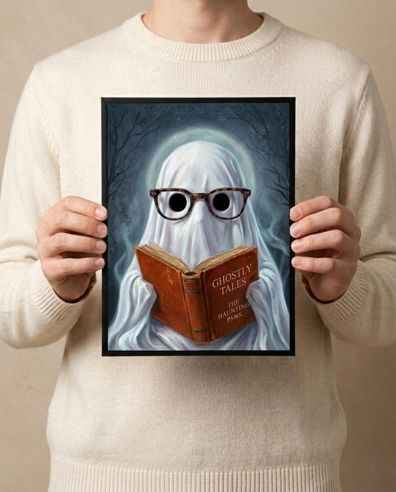 Ghost Reading Wall Art, view 4 of 4