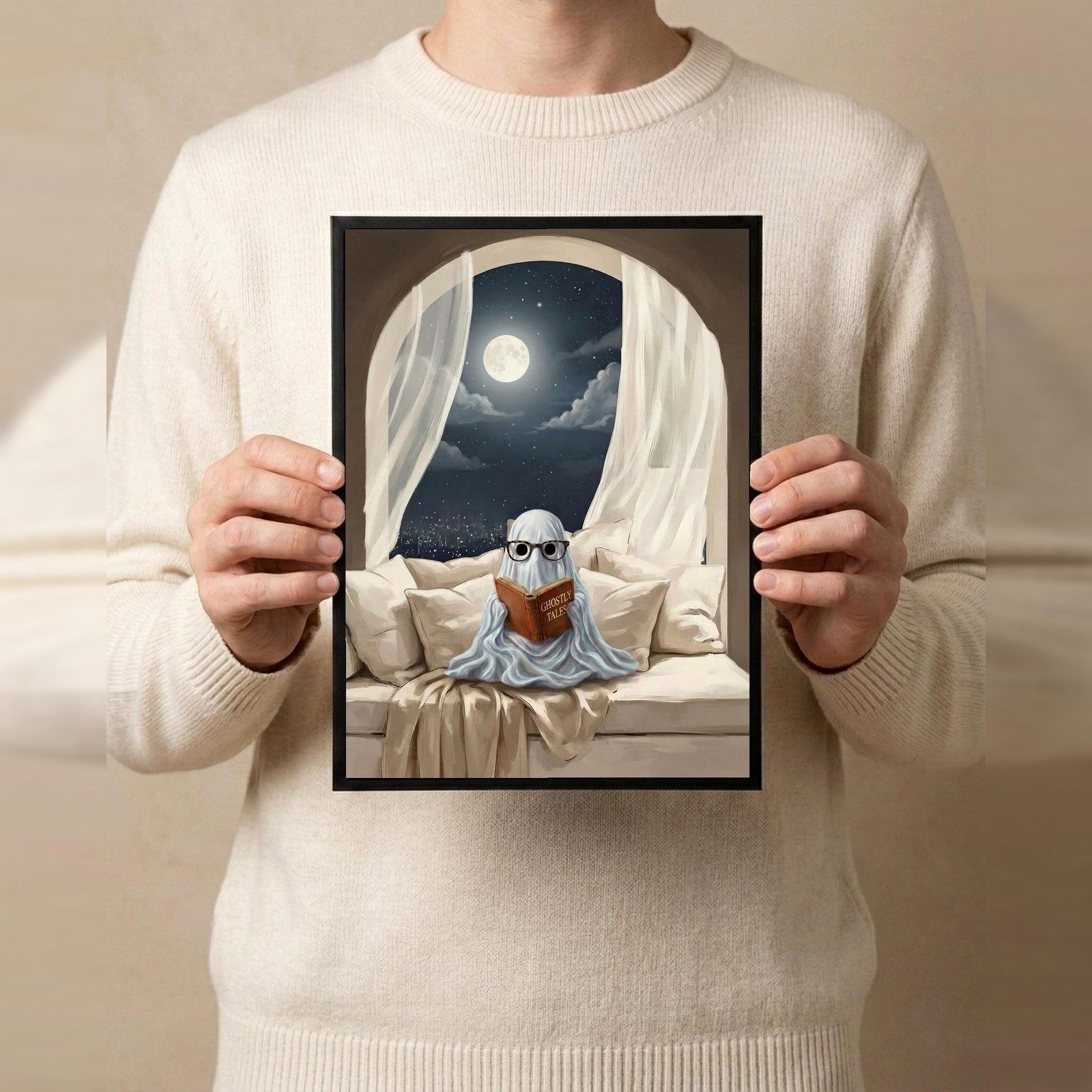 Moonlit Ghost Wall Art, view 2 of 4