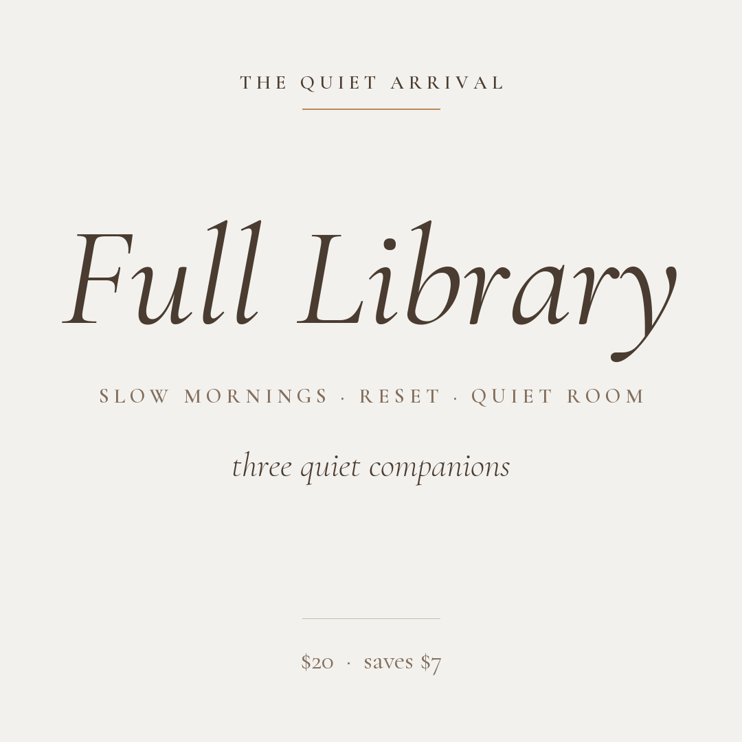 The Quiet Arrival — Full Library