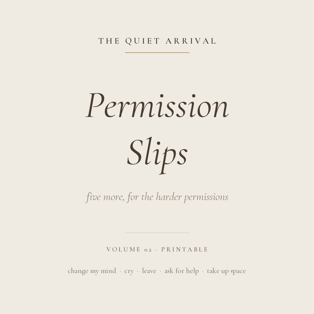 Permission Slips — Vol. 02