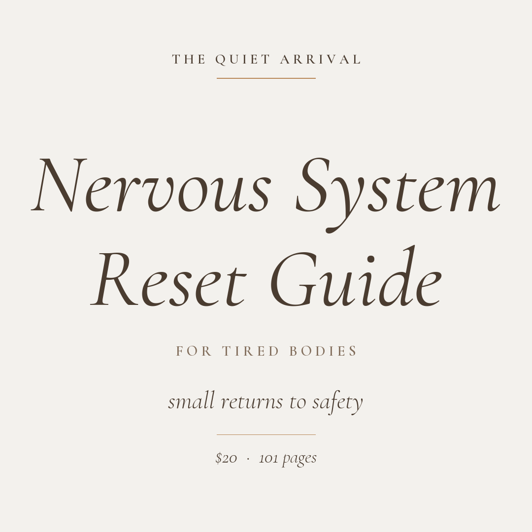 The Nervous System Reset Guide