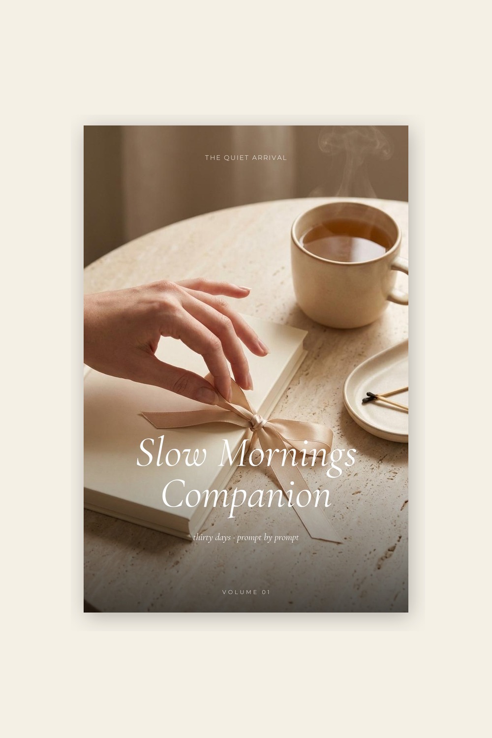 Slow Mornings Companion cover, in scene