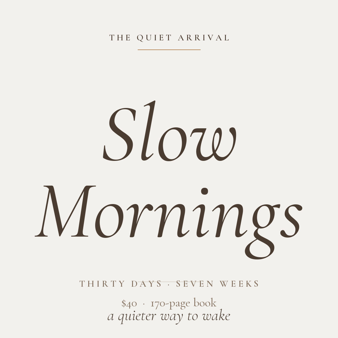 Slow Mornings — A 30-Day Companion