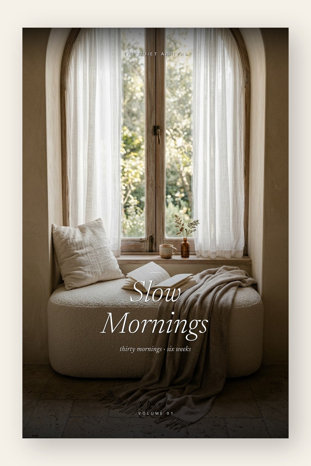 Slow Mornings cover, in scene