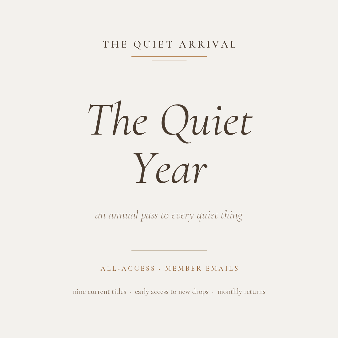 The Quiet Year