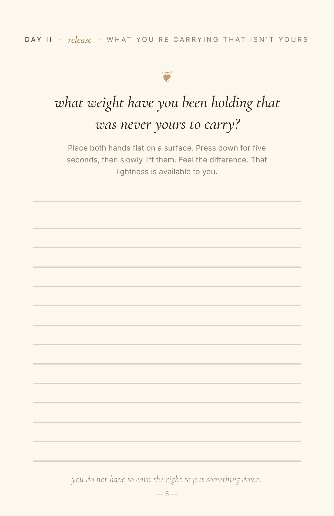 A page from Seven Days