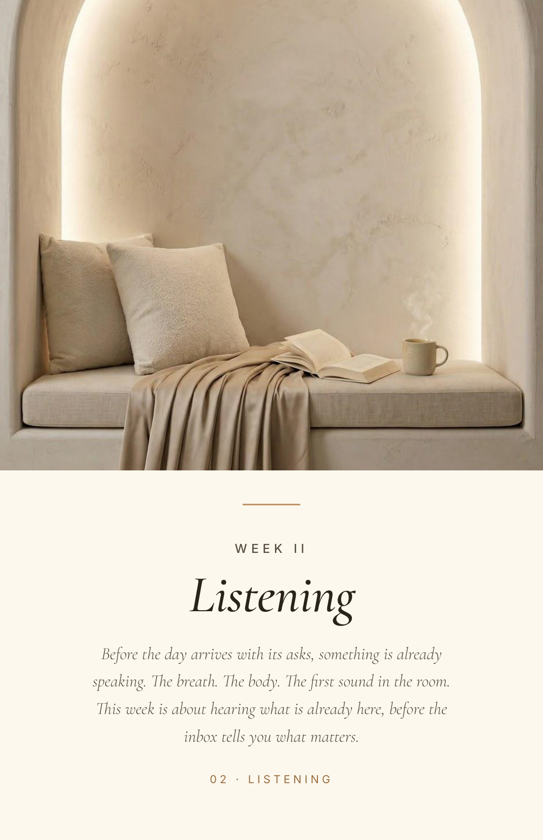 A page from Slow Mornings Companion