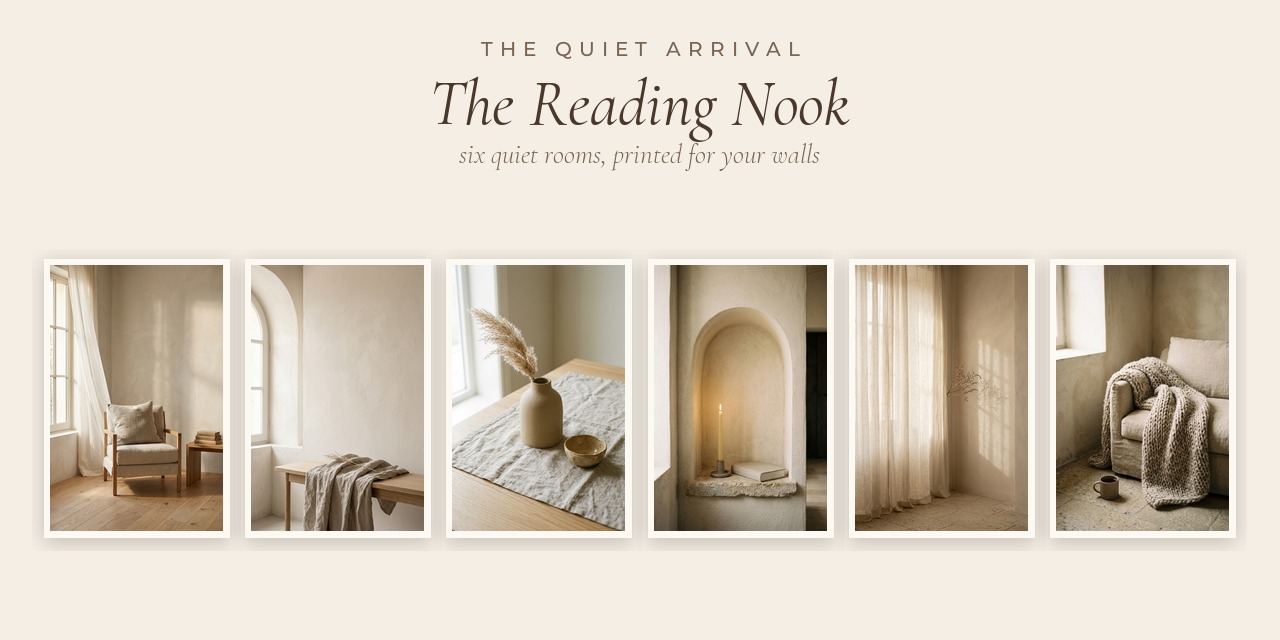 The Reading Nook — Wall Art Set