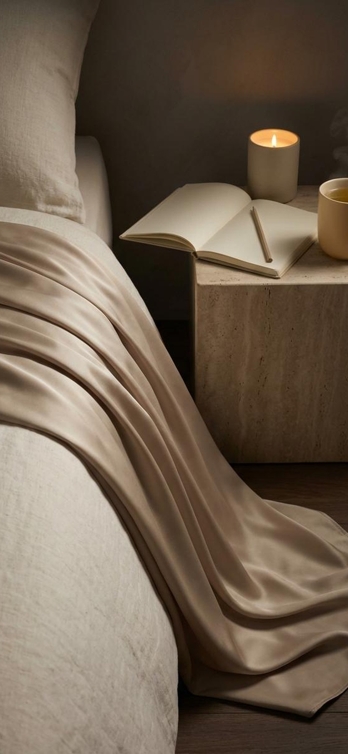Vespers — gentle evening light settling over a quiet interior
